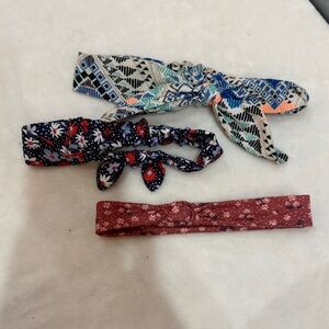 Set of Three Patterned Headbands